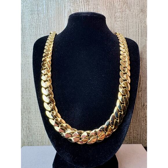 None and/or Unknown Other - NEW 24” 14k Gold Filled, 11mm Thick Solid Chain